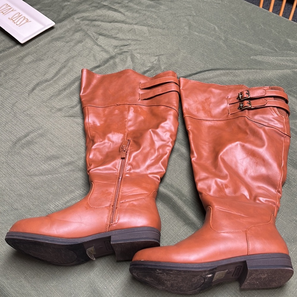 JG light brown wide-leg boot-Size 8.5